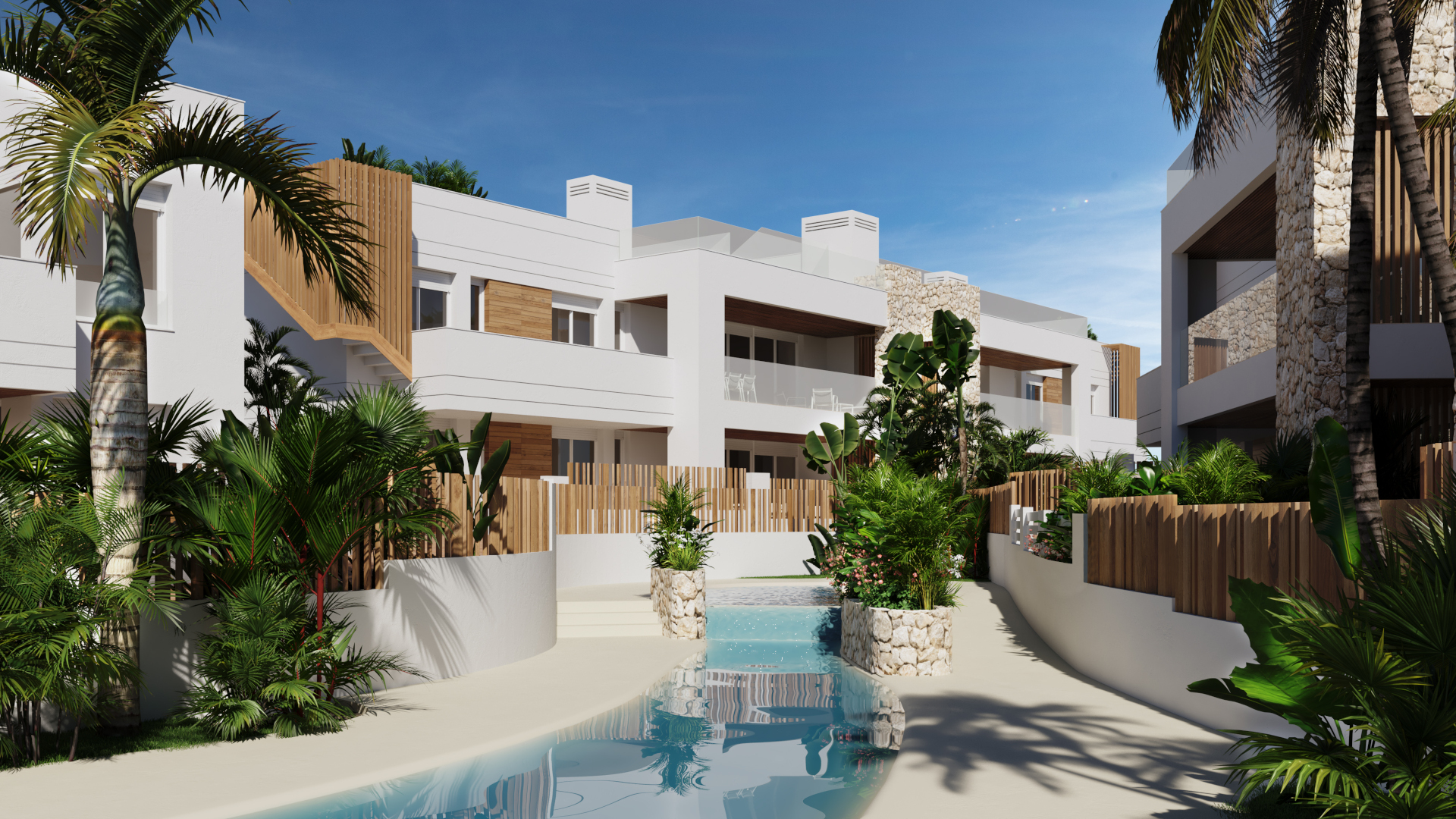 Coastal Villas & Modern Vertical Homes Just 150m from the Sea
